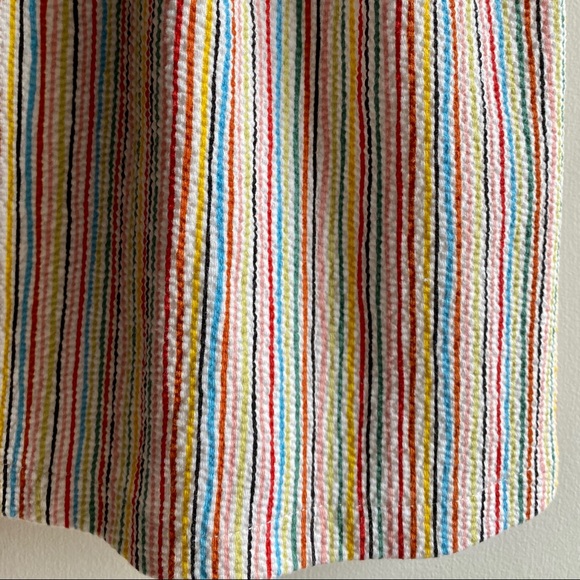 Zara pinafore multicolored striped dress - Picture 4 of 5
